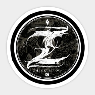 Zmrok tattoo II Sticker